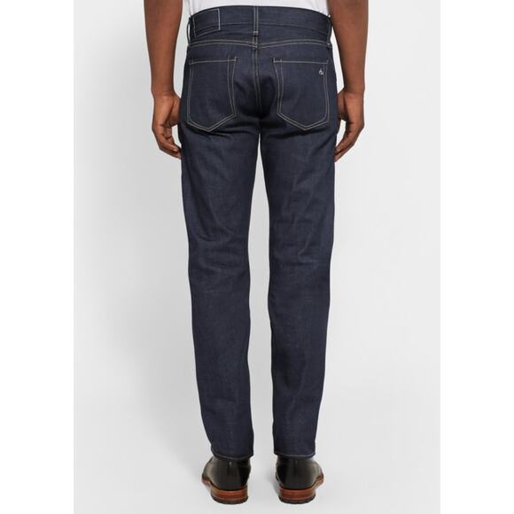 Rag & Bone 34 Fit 2 Slim Fit Raw Selvedge Denim Jeans - Picture 6 of 6